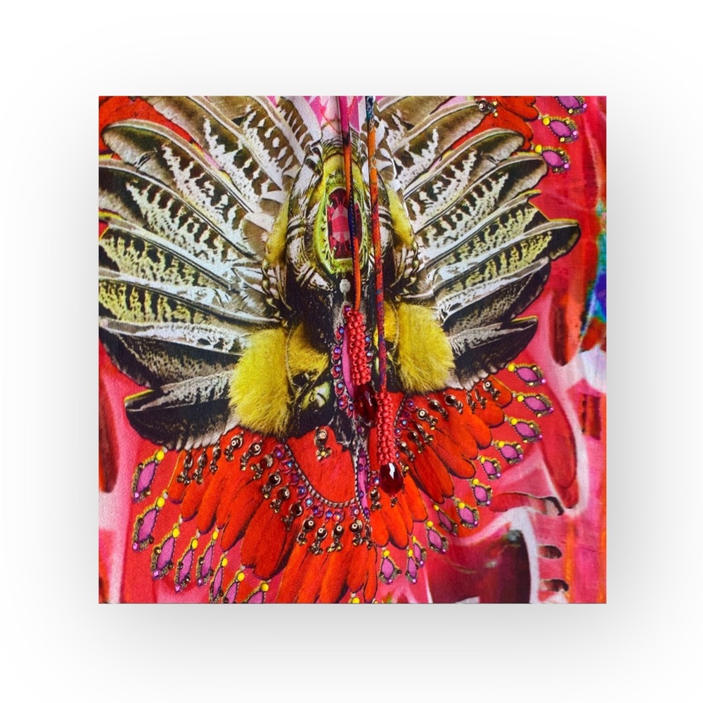 new Shahida Parides ꕥ 4Ways to Wear Silk Butterfly Kaftan ꕥ Tunic Top or Dress - Picture 9 of 17
